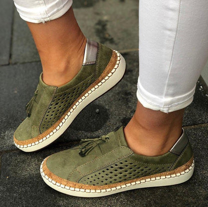 Chaussures en Toile Femme Style Coréen & Pompons