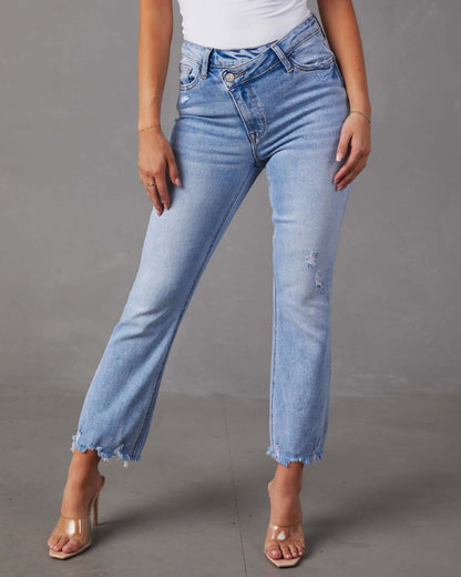 Le Denim Asymétrique Iconique