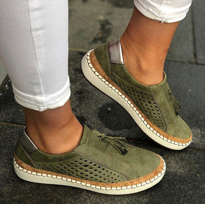 Chaussures en Toile Femme Style Coréen & Pompons